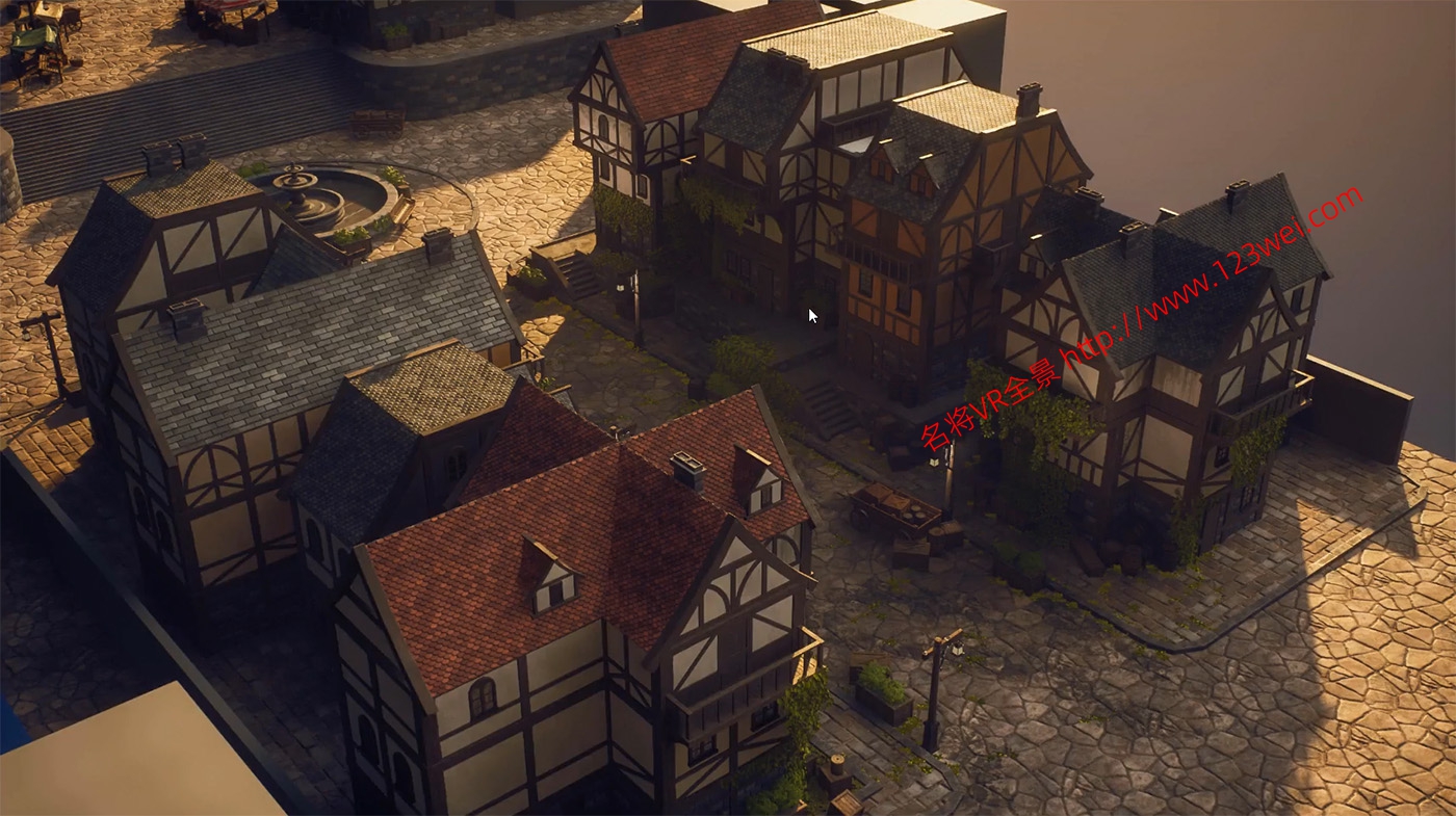 图片[3]-UE5（虚幻引擎5）视频教程：使用UE5和blender创建中世纪城镇环境_中文字幕【推荐】-VR全景