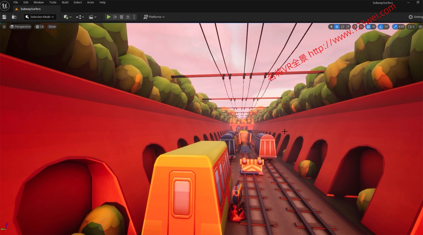 图片[2]-【游戏开发教程】UE5（虚幻引擎5）视频教程：UE5地铁跑酷游戏制作教程_中文字幕-VR全景