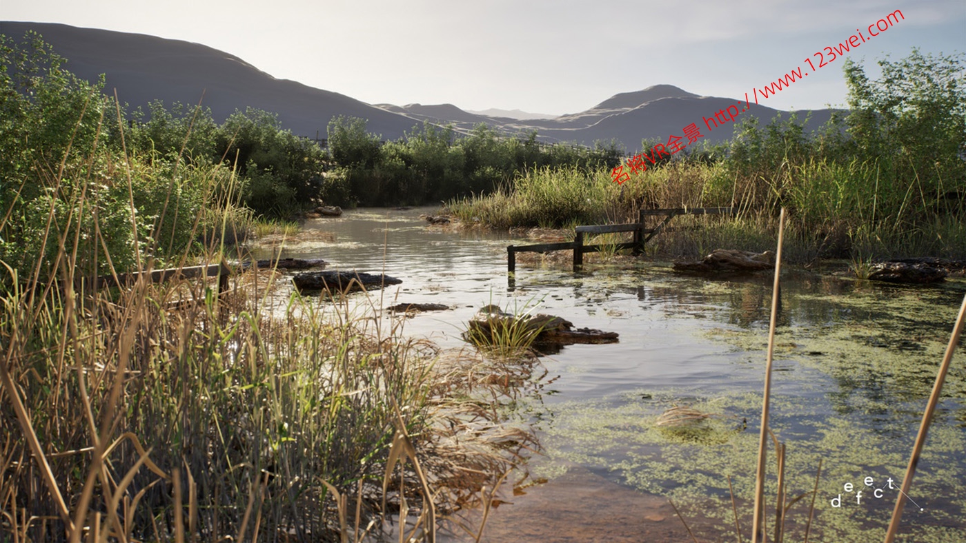 图片[5]-UE5（虚幻引擎5）资源：PCG Biome River Generator PCG 生物群系：河流生成器（交互式树叶、树木、水、风力系统）-VR全景