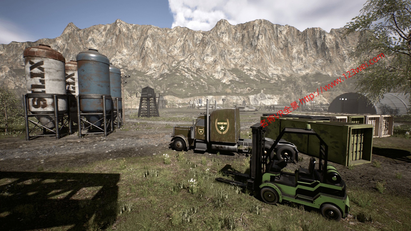 图片[6]-UE5（虚幻引擎5）资源：Military Base 军事基地-VR全景