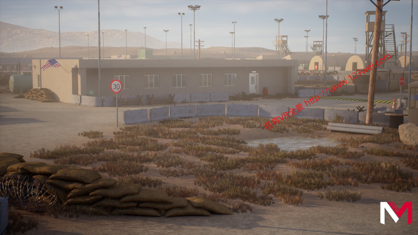 图片[23]-UE5（虚幻引擎5）资源：Military Base Megapack 军事基地大合集-VR全景
