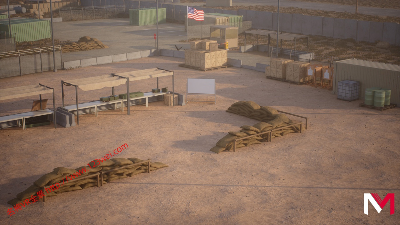 图片[22]-UE5（虚幻引擎5）资源：Military Base Megapack 军事基地大合集-VR全景