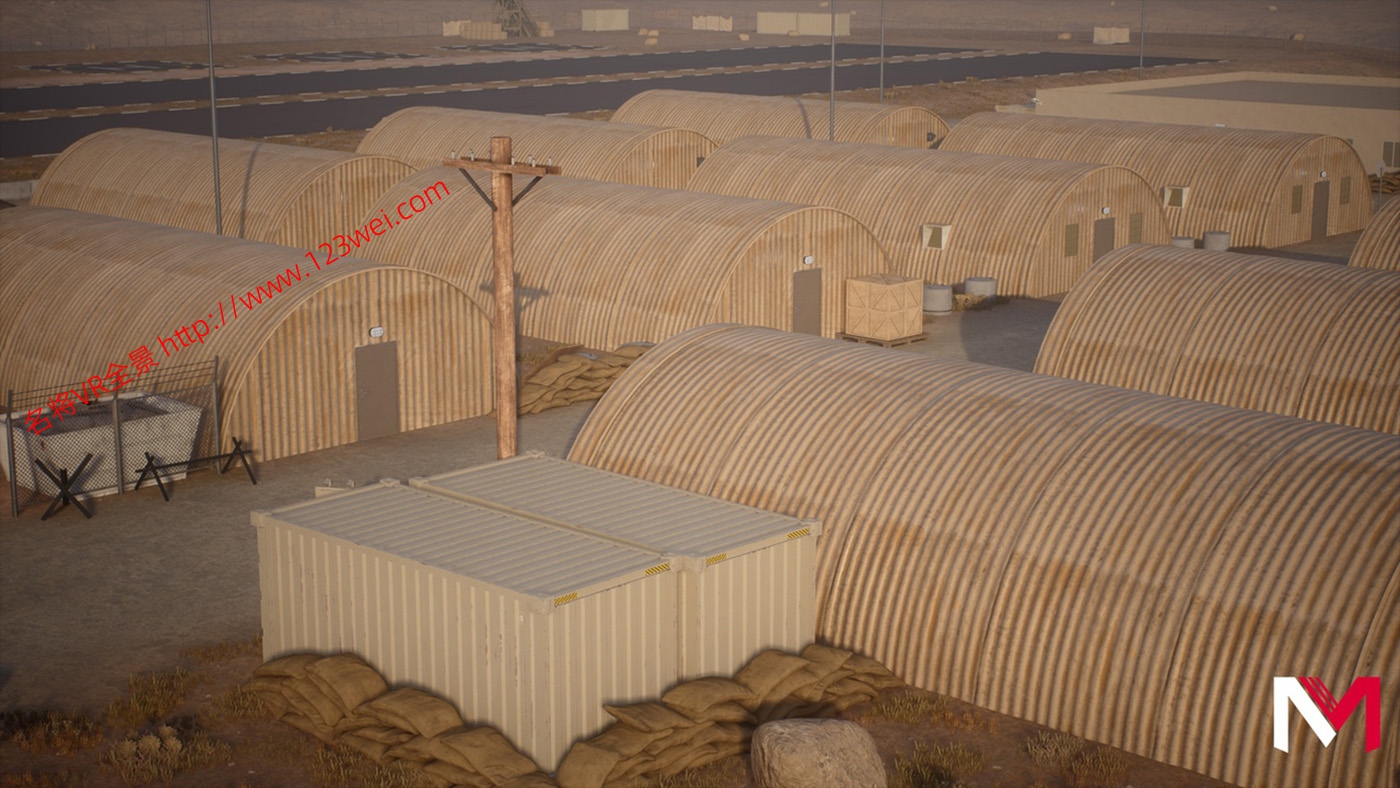 图片[19]-UE5（虚幻引擎5）资源：Military Base Megapack 军事基地大合集-VR全景