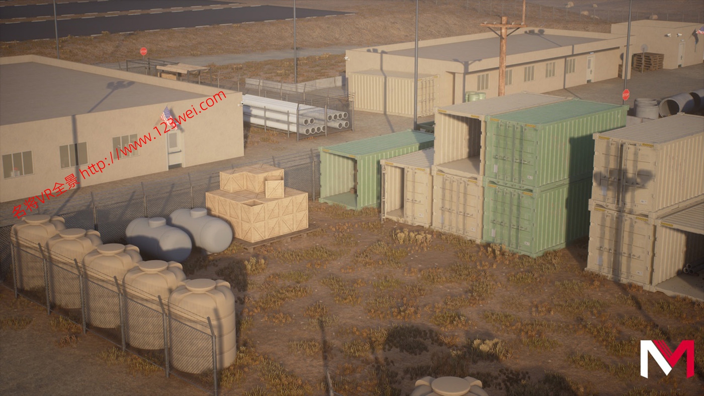 图片[18]-UE5（虚幻引擎5）资源：Military Base Megapack 军事基地大合集-VR全景
