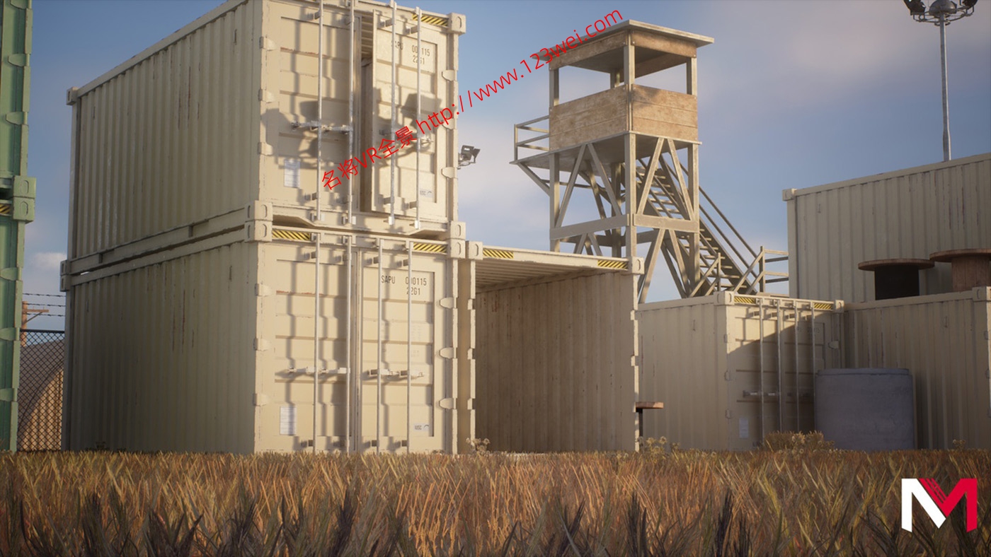 图片[9]-UE5（虚幻引擎5）资源：Military Base Megapack 军事基地大合集-VR全景