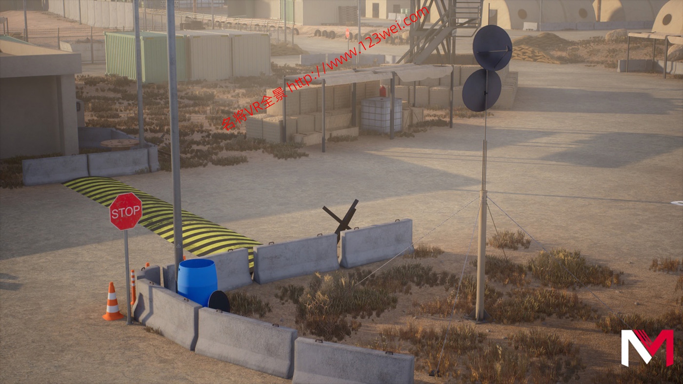 图片[4]-UE5（虚幻引擎5）资源：Military Base Megapack 军事基地大合集-VR全景