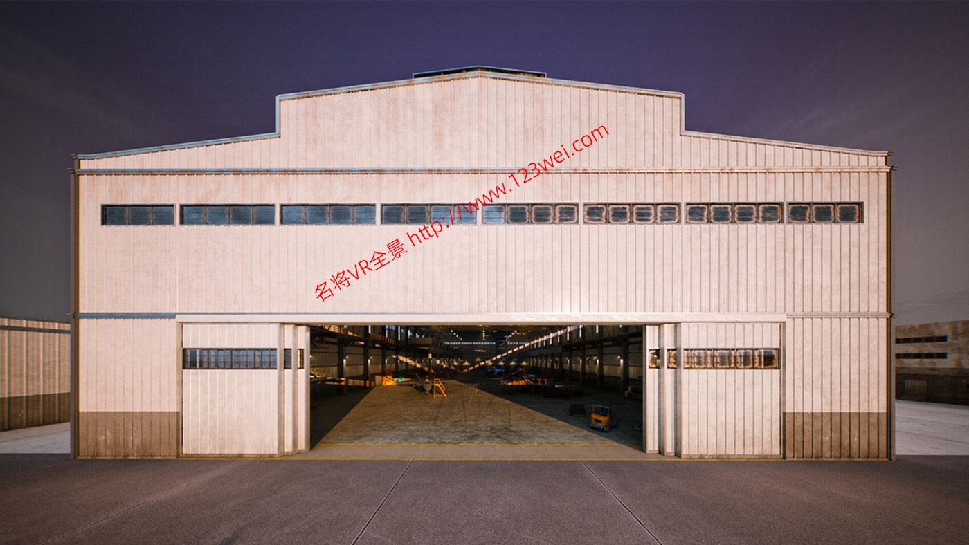 图片[1]-UE5（虚幻引擎5）资源：HAWKNEST An Aircraft Factory Hangar (Modular)  HAWKNEST 飞机工厂机库（模块化）-VR全景