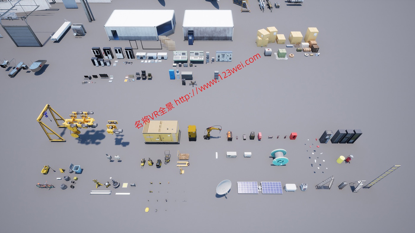 图片[13]-UE5（虚幻引擎5）资源：HAWKNEST An Aircraft Factory Hangar (Modular)  HAWKNEST 飞机工厂机库（模块化）-VR全景