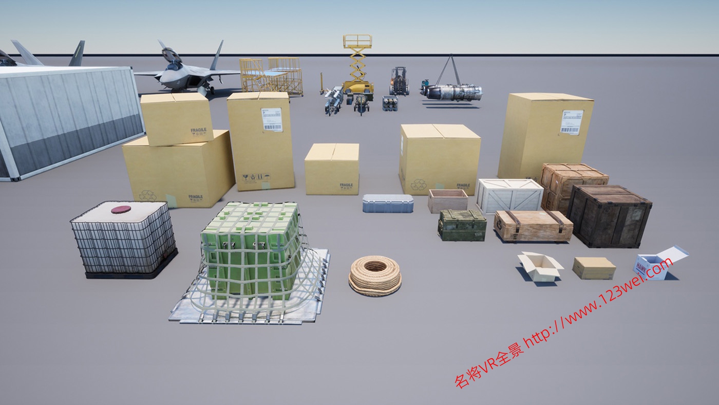 图片[10]-UE5（虚幻引擎5）资源：HAWKNEST An Aircraft Factory Hangar (Modular)  HAWKNEST 飞机工厂机库（模块化）-VR全景