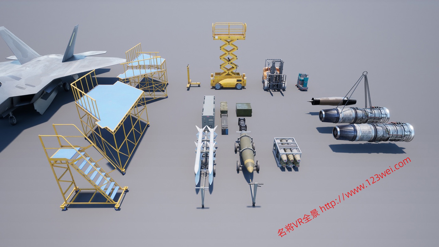 图片[9]-UE5（虚幻引擎5）资源：HAWKNEST An Aircraft Factory Hangar (Modular)  HAWKNEST 飞机工厂机库（模块化）-VR全景