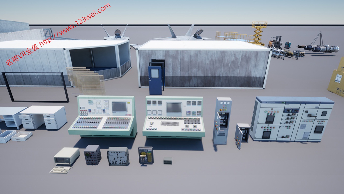 图片[6]-UE5（虚幻引擎5）资源：HAWKNEST An Aircraft Factory Hangar (Modular)  HAWKNEST 飞机工厂机库（模块化）-VR全景