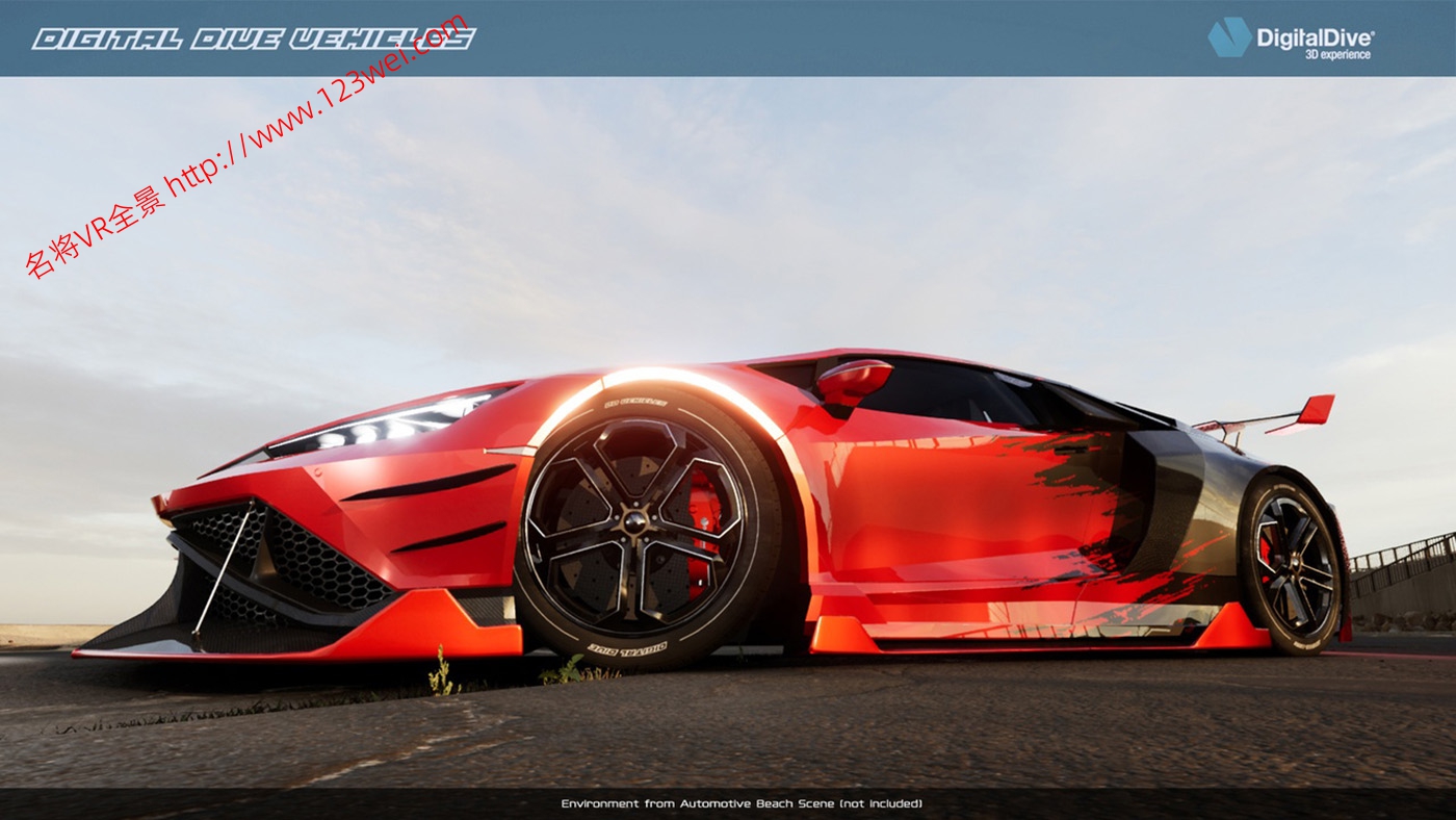 图片[10]-UE5（虚幻引擎5）资源：3D Cars: Supercar 可驾驶超级跑车-VR全景