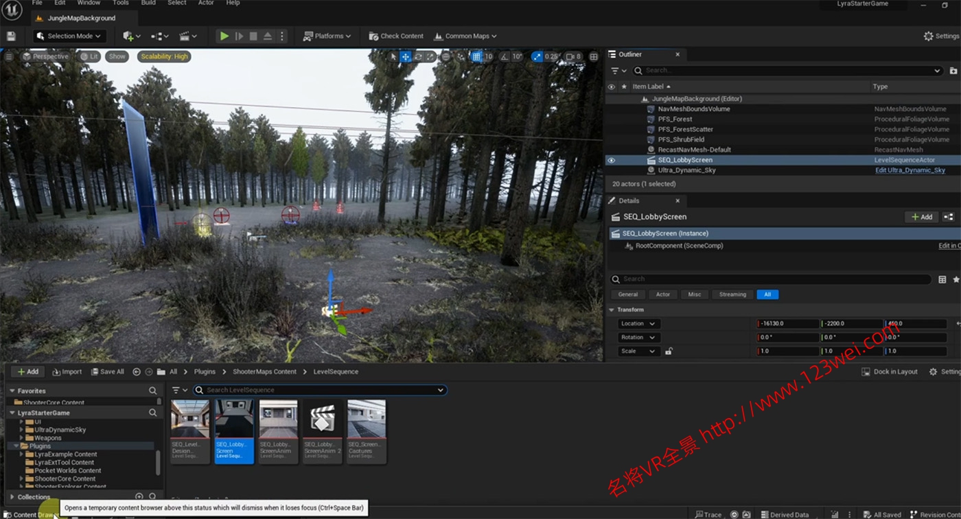 图片[5]-UE5（虚幻引擎5）视频教程：UE5 Exploring Lyra for Game UE5 Lyra游戏示例包研究教程_中文字幕【推荐】-VR全景