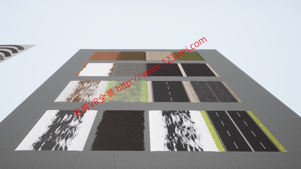 图片[1]-UE5（虚幻引擎5）资源：Advanced road materials 高级道路材质-VR全景