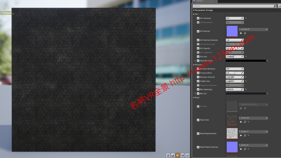 图片[3]-UE5（虚幻引擎5）资源：Advanced road materials 高级道路材质-VR全景