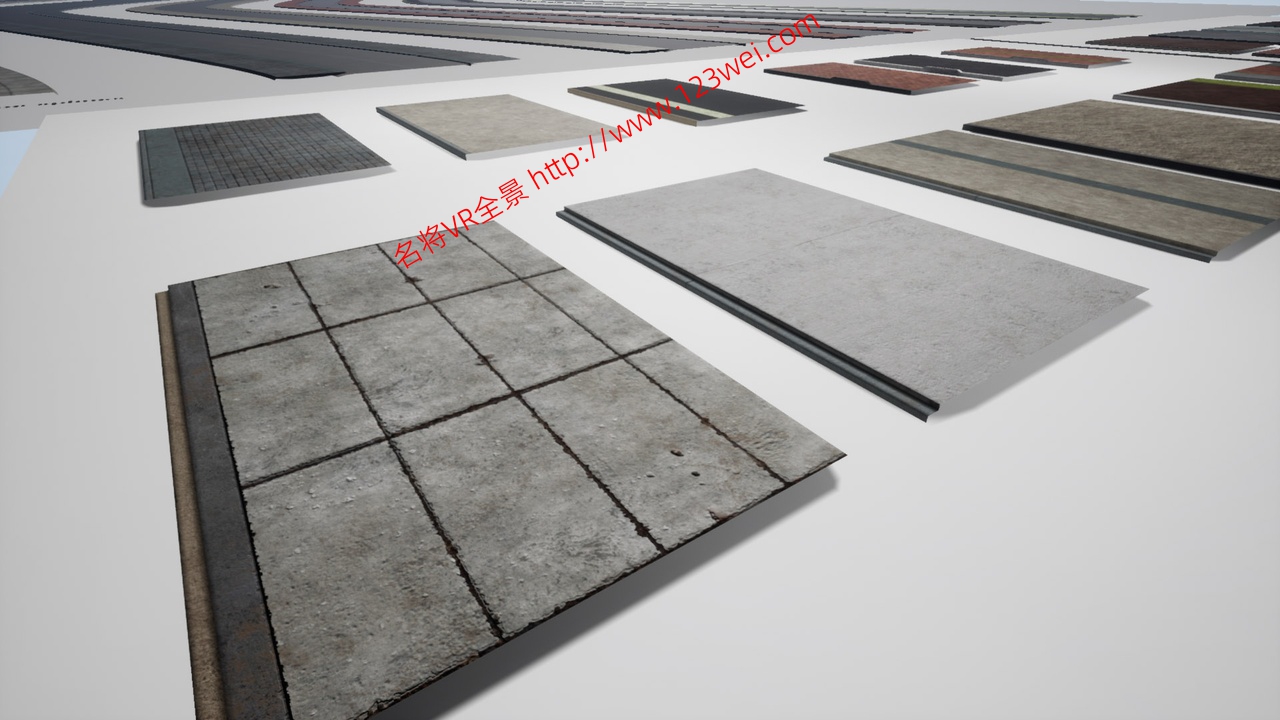 图片[9]-UE5（虚幻引擎5）资源：Advanced Sidewalk Materials 高级人行道材质-VR全景