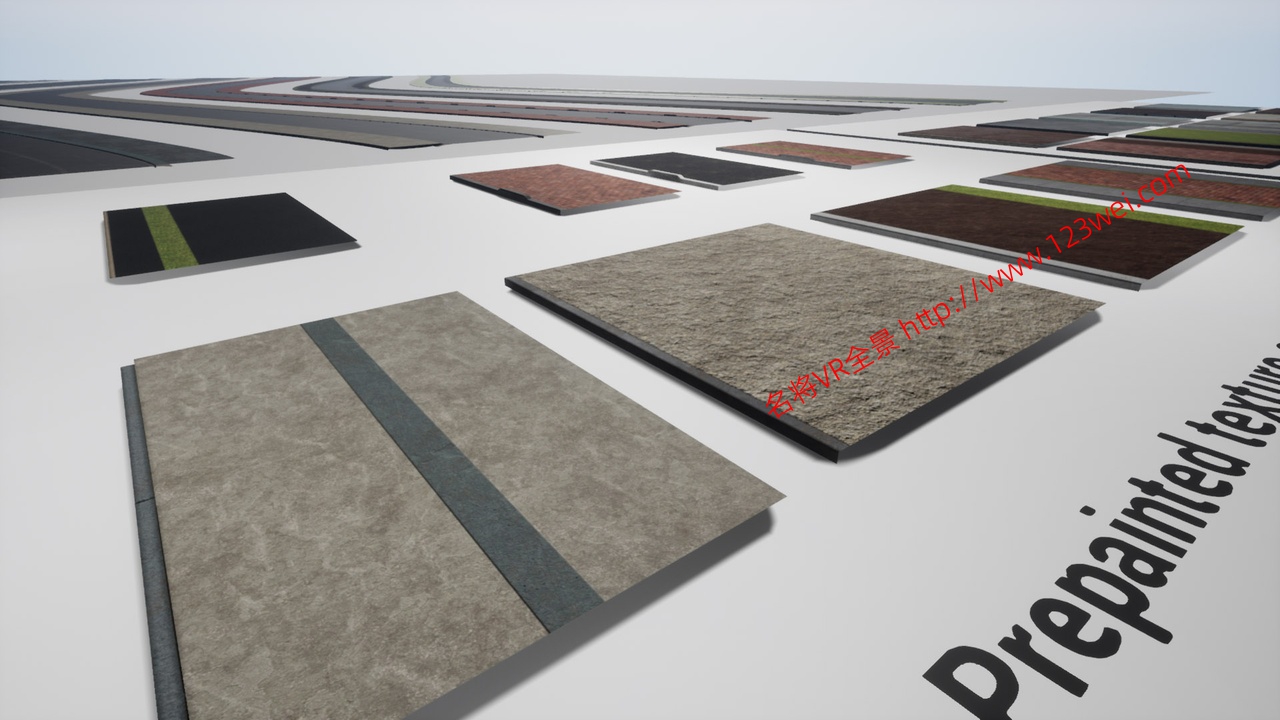 图片[7]-UE5（虚幻引擎5）资源：Advanced Sidewalk Materials 高级人行道材质-VR全景