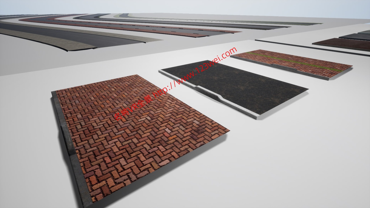 图片[6]-UE5（虚幻引擎5）资源：Advanced Sidewalk Materials 高级人行道材质-VR全景