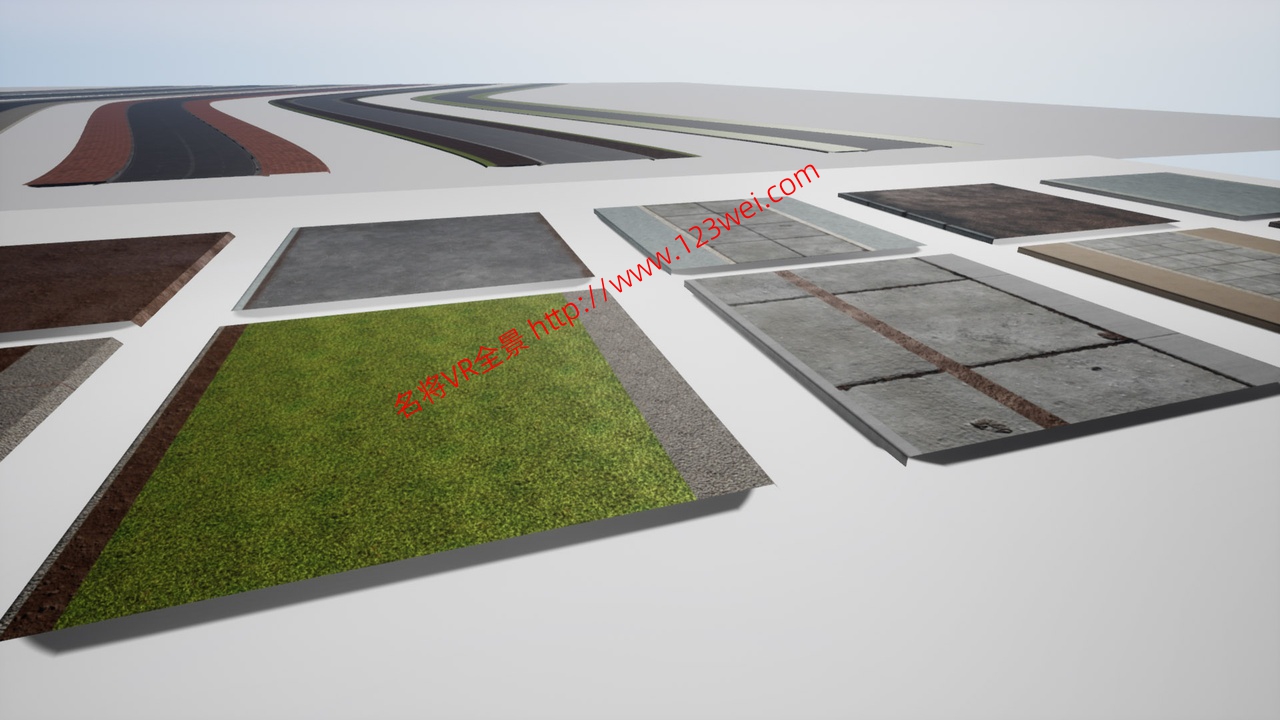 图片[3]-UE5（虚幻引擎5）资源：Advanced Sidewalk Materials 高级人行道材质-VR全景