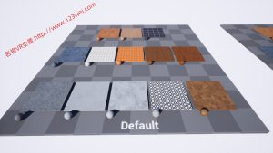 UE5(虚幻引擎5)资源:Customizable Floor Material 可定制地板材质-VR全景