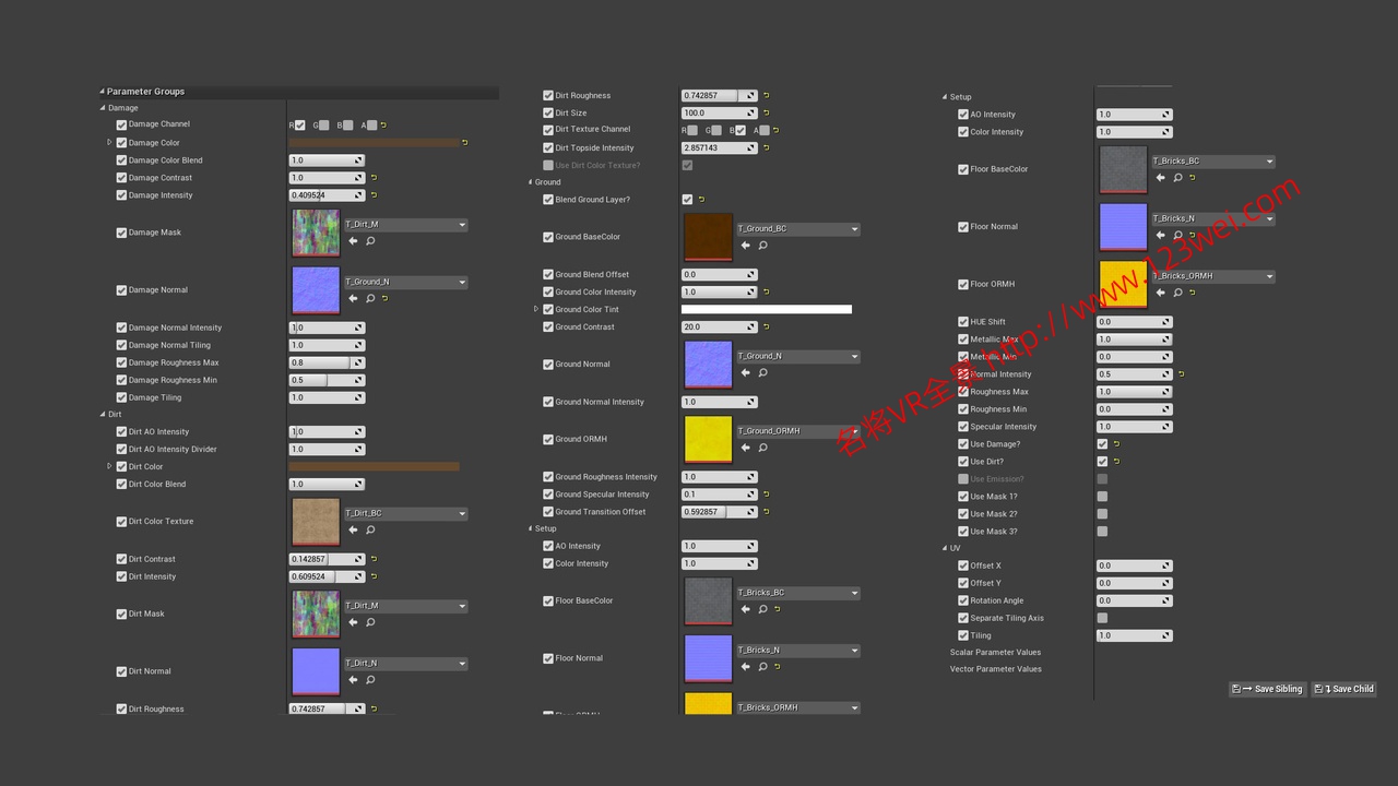 图片[2]-UE5（虚幻引擎5）资源：Customizable Floor Material 可定制地板材质-VR全景