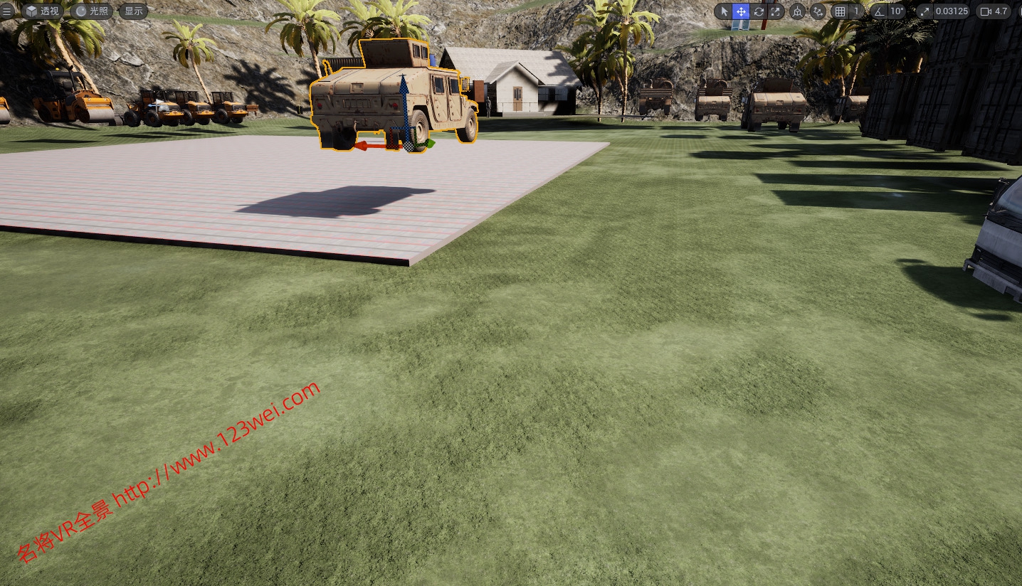 图片[5]-UE5（虚幻引擎5）游戏开发实战：快速开发简单的跑车游戏（二）-VR全景