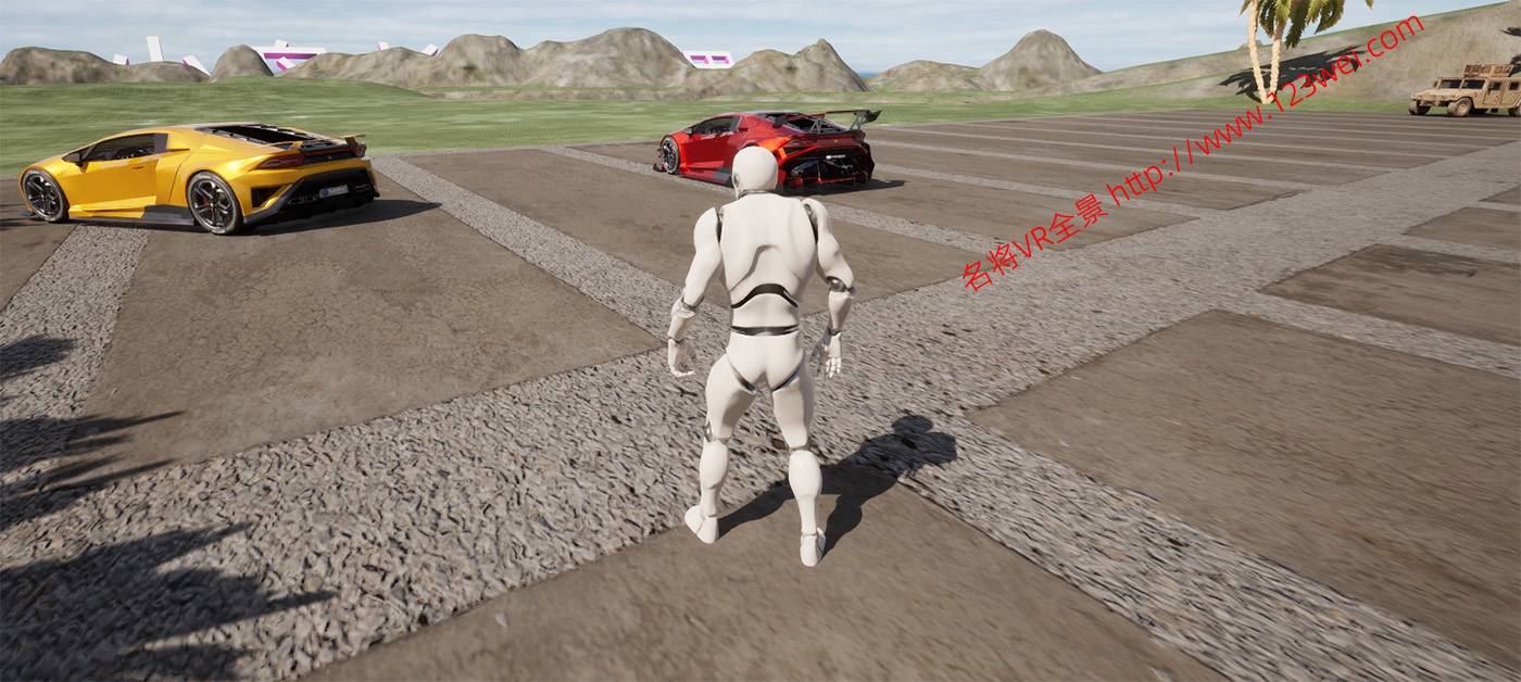 图片[1]-UE5（虚幻引擎5）游戏开发实战：快速开发简单的跑车游戏（二）-VR全景