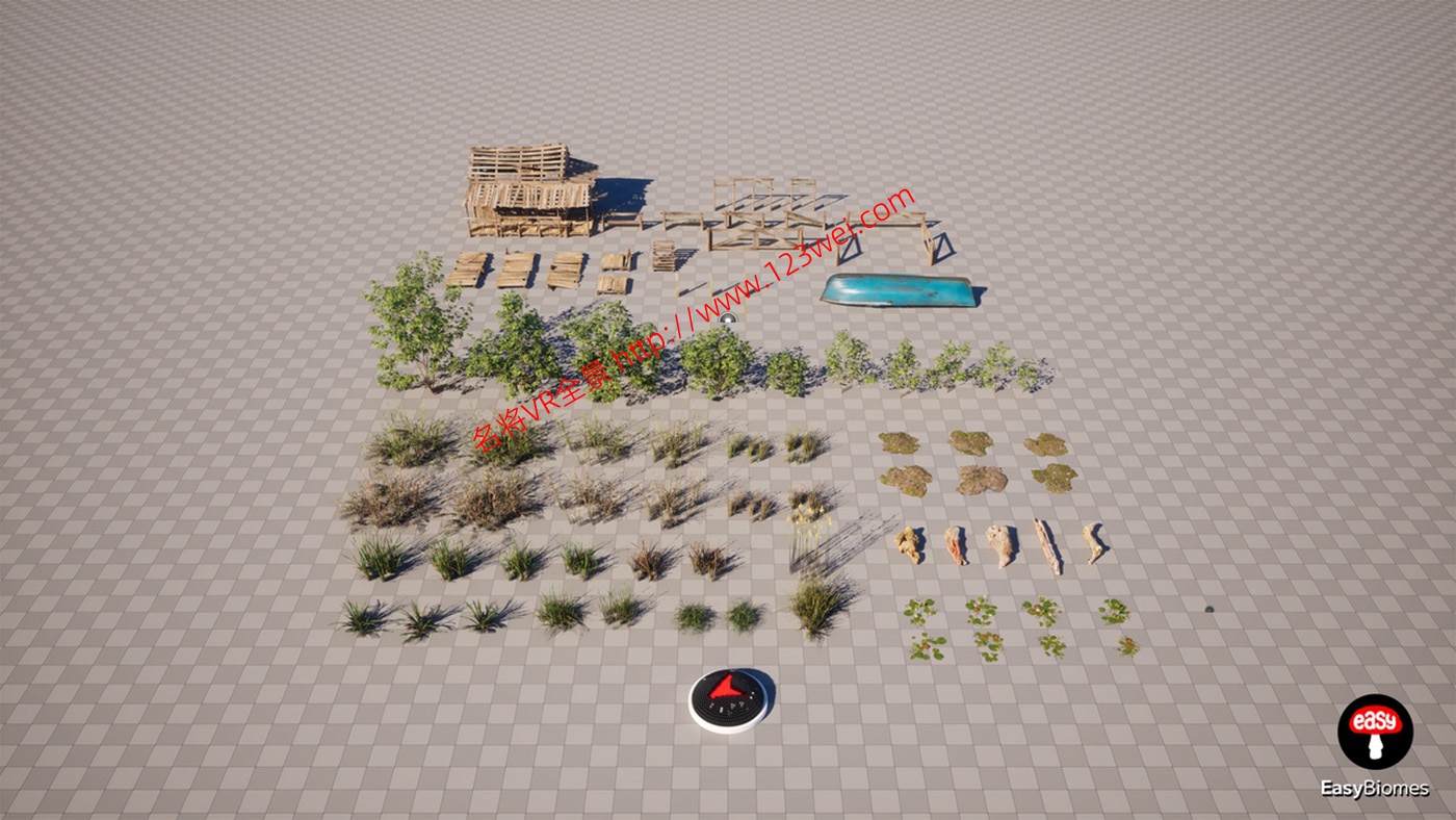 图片[3]-UE5（虚幻引擎5）资源：EasyBiomes 易用生物群落_河流发生器（可生成电影级场景）-VR全景
