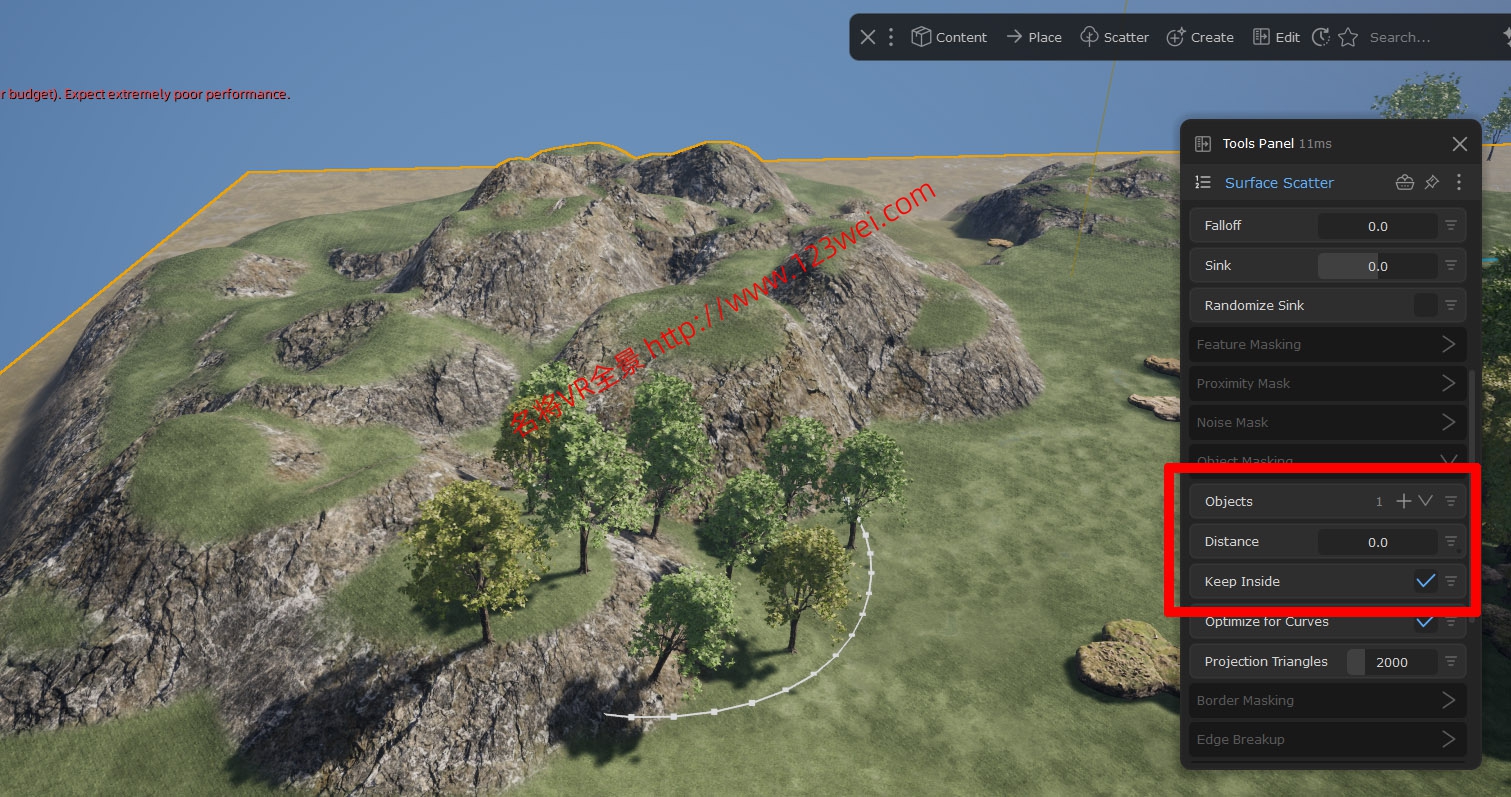 图片[2]-UE5（虚幻引擎5）值得推荐：通过DASH在山坡上种树-VR全景