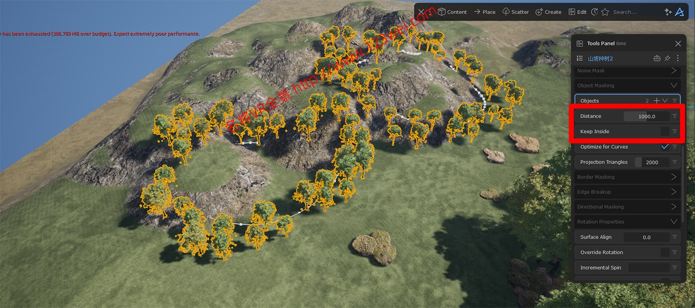 图片[5]-UE5（虚幻引擎5）值得推荐：通过DASH在山坡上种树-VR全景